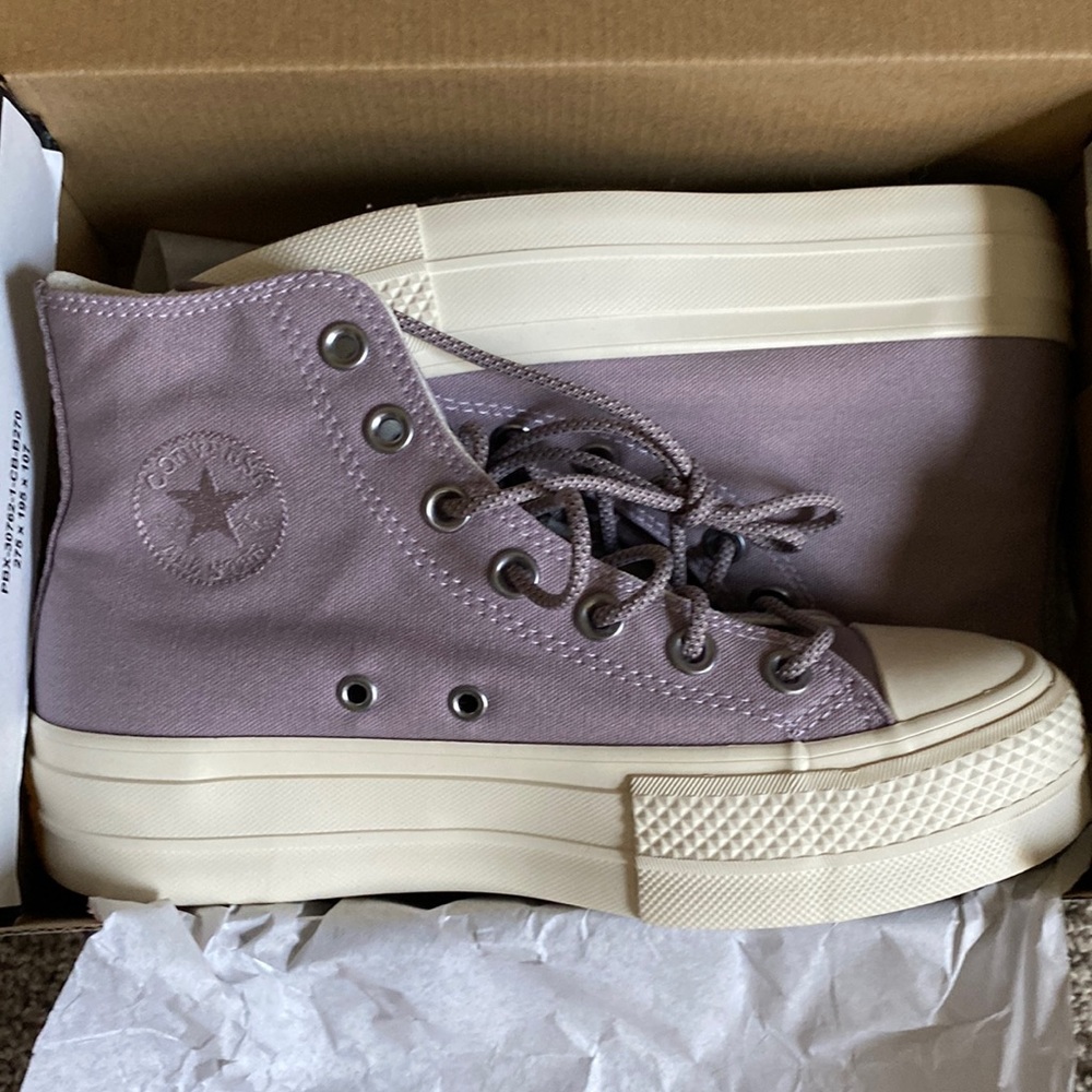 Chuck Taylor All Star lift platform canvas high tops